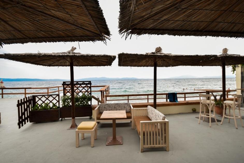 Stone Villa Inside Sea- Kids'Land Platanidia Экстерьер фото