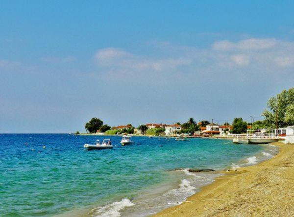 Stone Villa Inside Sea- Kids'Land Platanidia Экстерьер фото