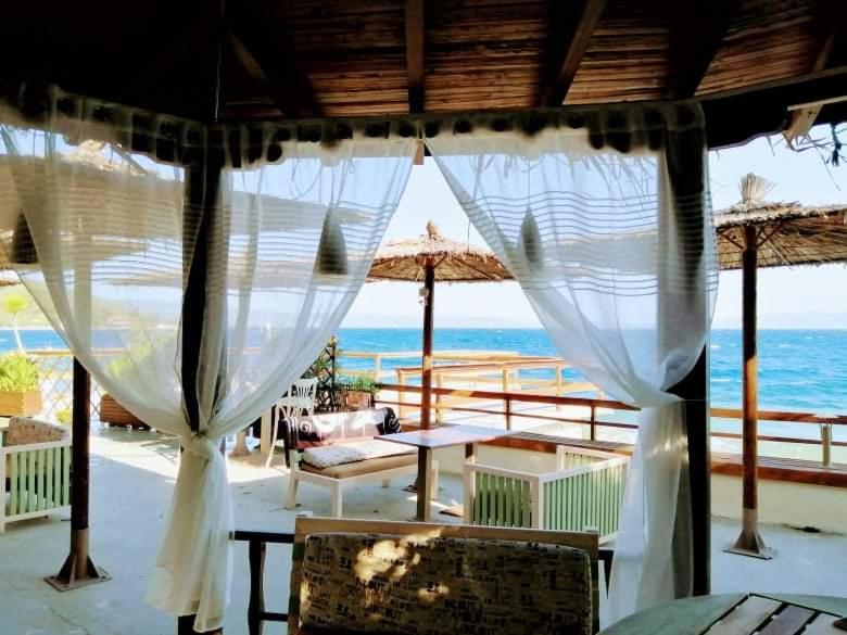 Stone Villa Inside Sea- Kids'Land Platanidia Экстерьер фото