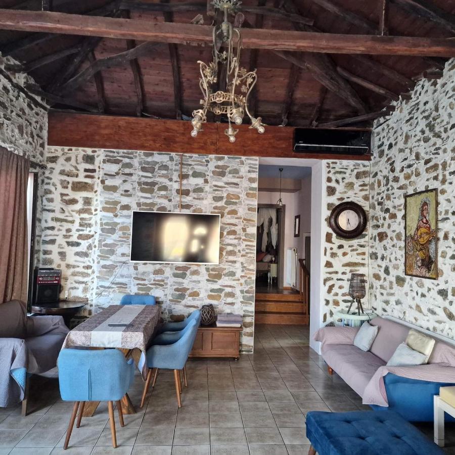 Stone Villa Inside Sea- Kids'Land Platanidia Экстерьер фото