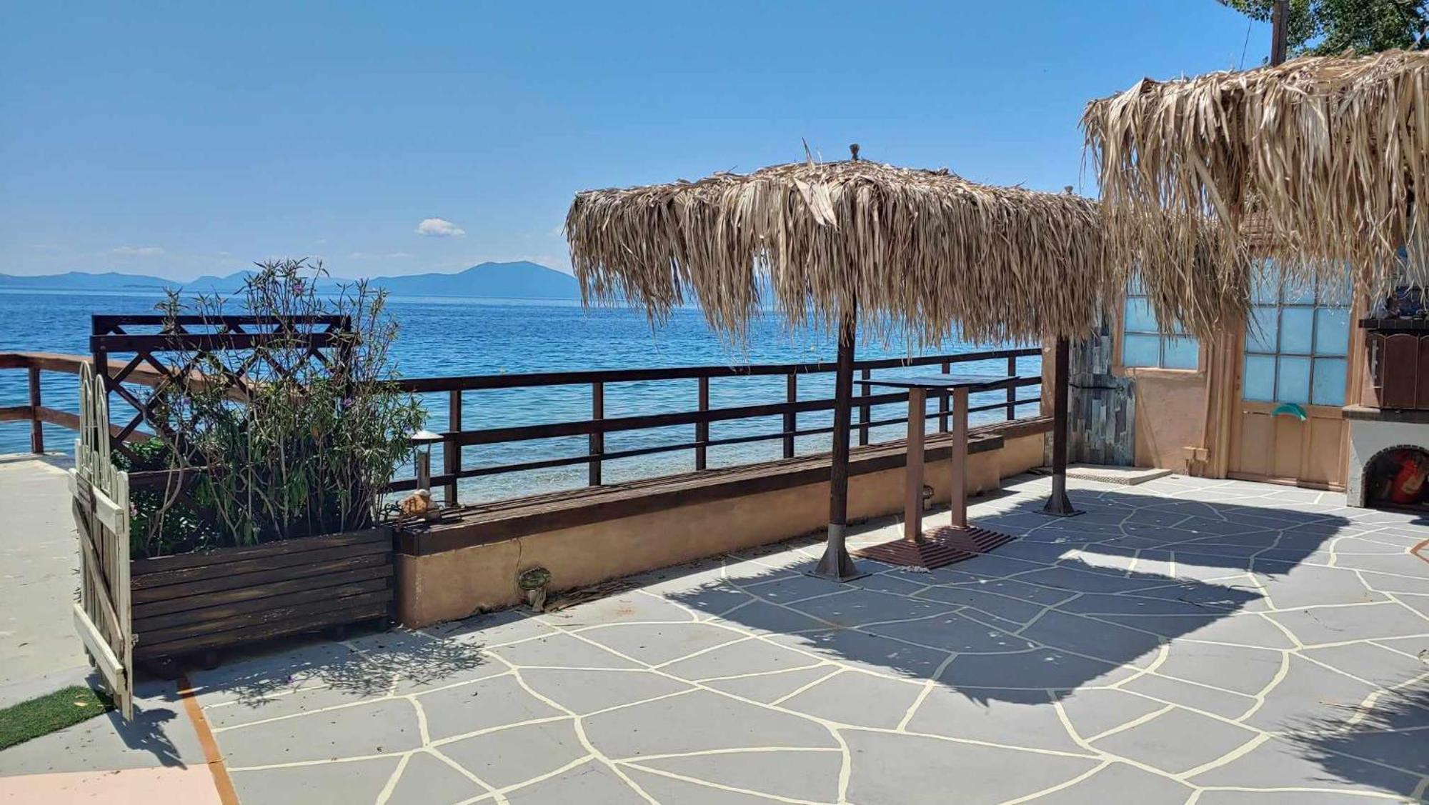 Stone Villa Inside Sea- Kids'Land Platanidia Экстерьер фото