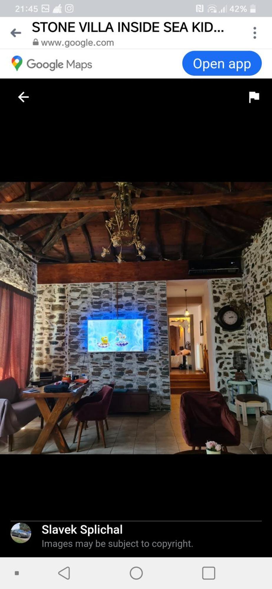 Stone Villa Inside Sea- Kids'Land Platanidia Экстерьер фото