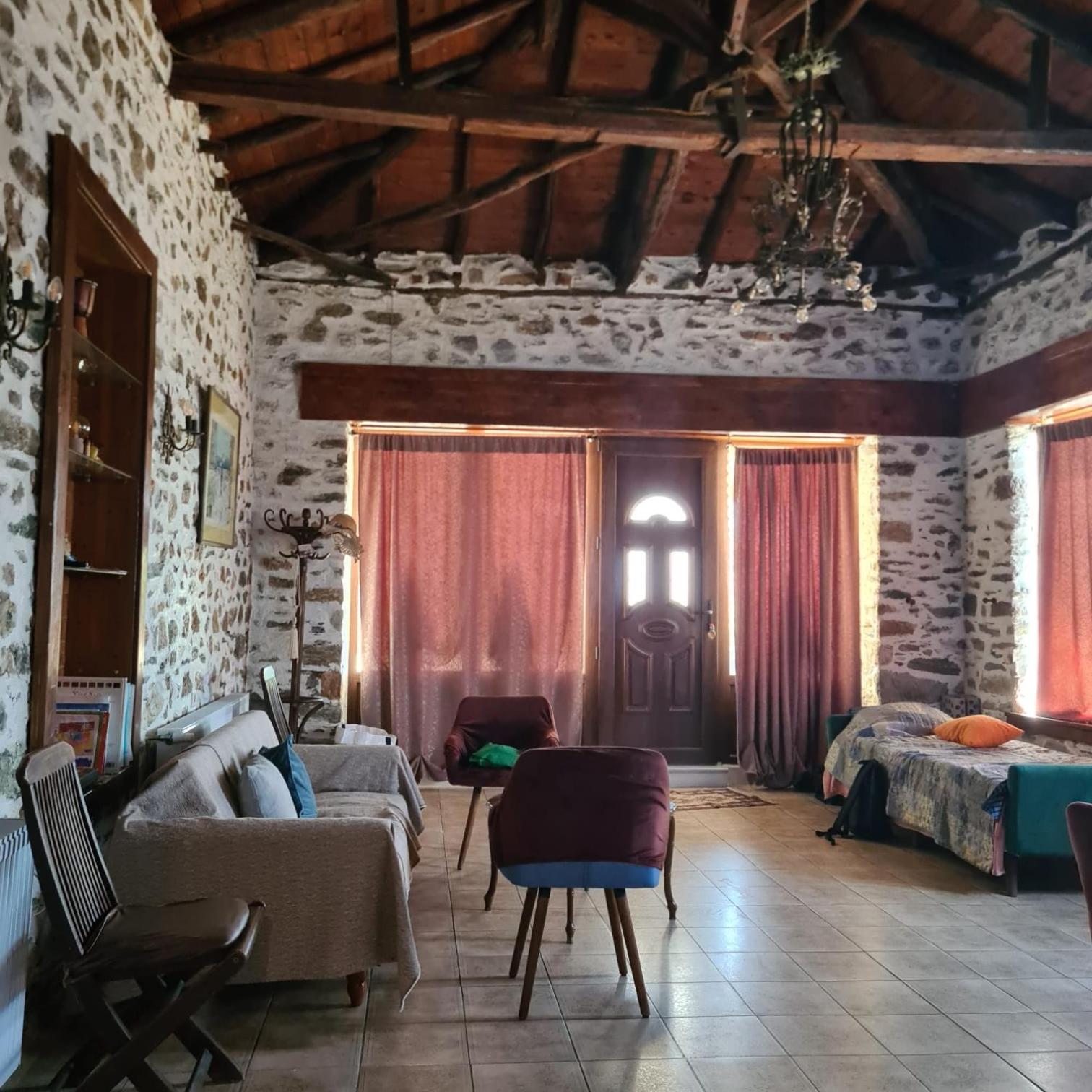 Stone Villa Inside Sea- Kids'Land Platanidia Экстерьер фото