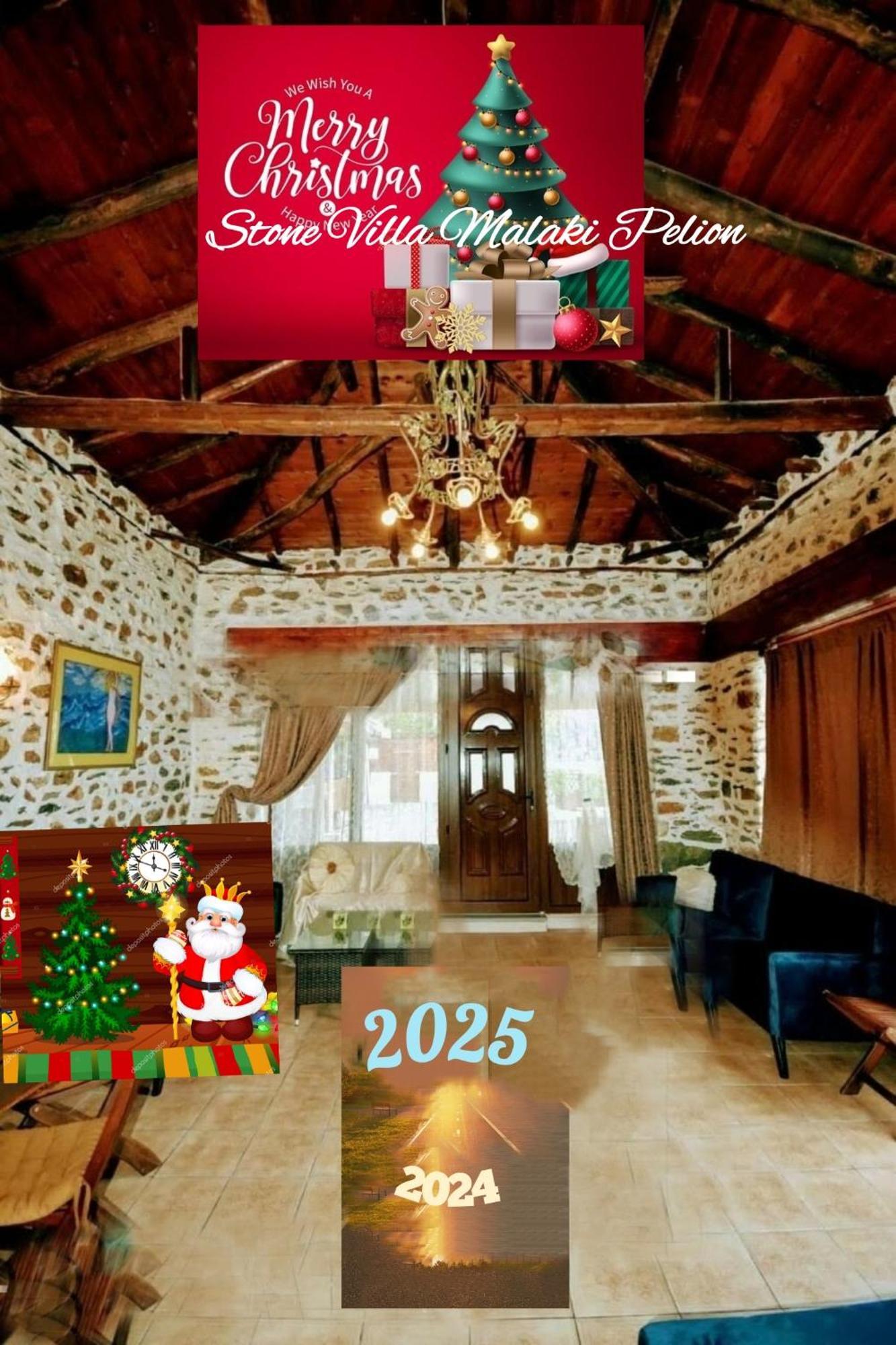 Stone Villa Inside Sea- Kids'Land Platanidia Экстерьер фото