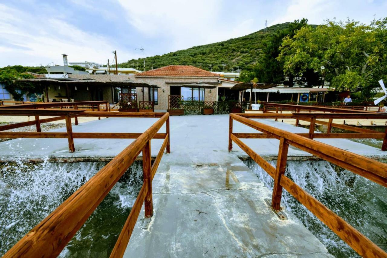 Stone Villa Inside Sea- Kids'Land Platanidia Экстерьер фото
