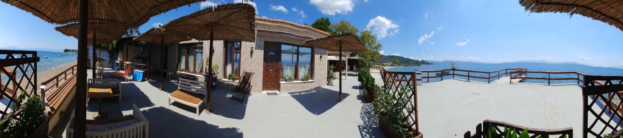 Stone Villa Inside Sea- Kids'Land Platanidia Экстерьер фото